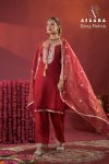 Rang Mahal By Afsana Rose Gold Crush Readymade Suits